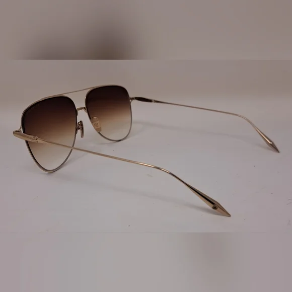 Dita Moddict DTS144-02 Aviator White Gold Brown  Gradient Gucci Mane 61-14-140 - Picture 15 of 15